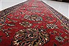 Tabriz Red Runner Hand Knotted 27 X 123  Area Rug 250-22791 Thumb 2