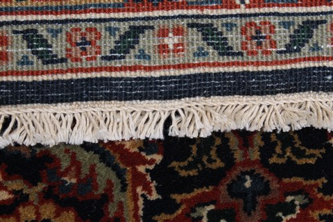 Semnan Blue Runner Hand Knotted 28 X 1110 Area Rug 250-22792 Image 1