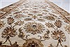 Kashan Beige Runner Hand Knotted 27 X 1110  Area Rug 250-22796 Thumb 1