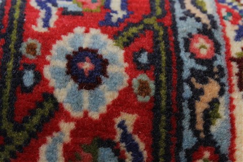 Sanandaj Beige Runner Hand Knotted 31 X 126 Area Rug 250-22799 Image 6