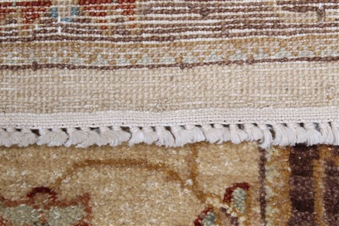 Ziegler Beige Runner Hand Knotted 26 X 119 Area Rug 250-22802 Image 11