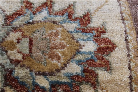 Ziegler Beige Runner Hand Knotted 26 X 119 Area Rug 250-22802 Image 7