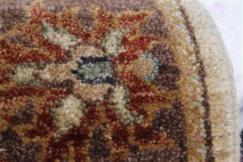 Ziegler Beige Runner Hand Knotted 26 X 119 Area Rug 250-22802 Image 8