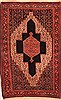 Sanandaj Red Hand Knotted 48 X 71  Area Rug 100-22813 Thumb 0