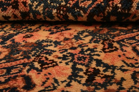 Qashqai Orange Hand Knotted 51 X 66 Area Rug 100-22816 Image 3