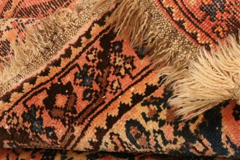 Qashqai Orange Hand Knotted 51 X 66 Area Rug 100-22816 Image 5
