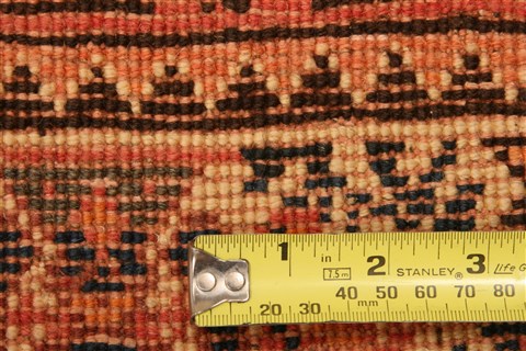 Qashqai Orange Hand Knotted 51 X 66 Area Rug 100-22816 Image 7