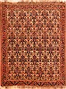 Qashqai Orange Hand Knotted 51 X 66 Area Rug 100-22816 Thumb 0