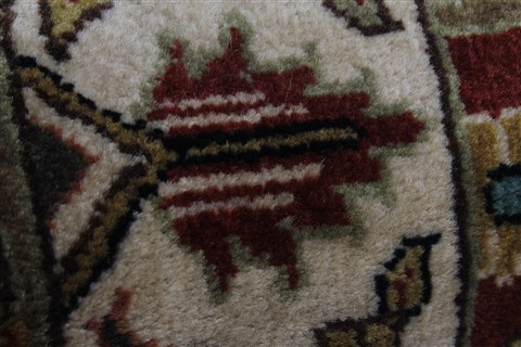Herati Brown Runner Hand Knotted 26 X 119 Area Rug 250-22817 Image 8