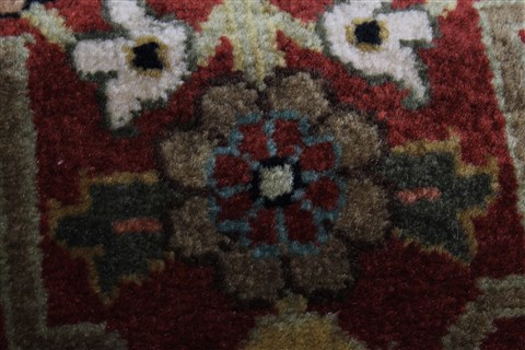 Herati Brown Runner Hand Knotted 26 X 119 Area Rug 250-22817 Image 9