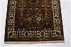Herati Brown Runner Hand Knotted 26 X 119  Area Rug 250-22817 Thumb 6