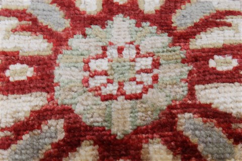 Pishavar Beige Runner Hand Knotted 29 X 99 Area Rug 250-22822 Image 13