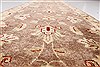 Pishavar Brown Runner Hand Knotted 26 X 101  Area Rug 250-22824 Thumb 11