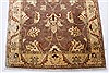 Pishavar Brown Runner Hand Knotted 26 X 101  Area Rug 250-22824 Thumb 3