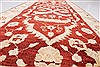 Pishavar Red Runner Hand Knotted 26 X 96  Area Rug 250-22827 Thumb 1