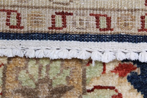 Pishavar Blue Runner Hand Knotted 29 X 98 Area Rug 250-22829 Image 11