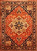 Heriz Red Hand Knotted 58 X 76  Area Rug 253-22832 Thumb 0