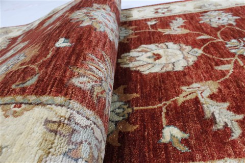 Ziegler Brown Runner Hand Knotted 27 X 100 Area Rug 250-22833 Image 10