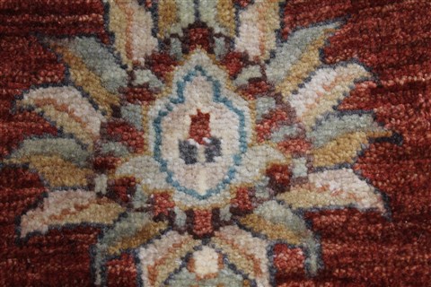 Ziegler Brown Runner Hand Knotted 27 X 100 Area Rug 250-22833 Image 7
