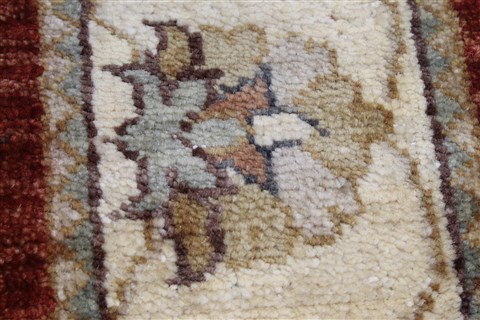 Ziegler Brown Runner Hand Knotted 27 X 100 Area Rug 250-22833 Image 9