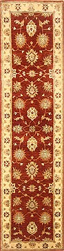Ziegler Brown Runner Hand Knotted 2'7" X 10'0"  Area Rug 250-22833