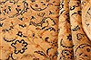Tabriz Beige Square Hand Knotted 411 X 53  Area Rug 100-22838 Thumb 4