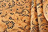 Tabriz Beige Square Hand Knotted 411 X 53 Area Rug 100-22838 Thumb 4