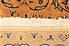 Tabriz Beige Square Hand Knotted 411 X 53 Area Rug 100-22838 Thumb 8