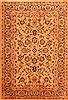 Tabriz Beige Square Hand Knotted 411 X 53  Area Rug 100-22838 Thumb 0