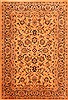 Tabriz Beige Square Hand Knotted 411 X 53 Area Rug 100-22838 Thumb 0