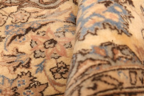 Kerman Yellow Hand Knotted 40 X 60 Area Rug 100-22842 Image 5