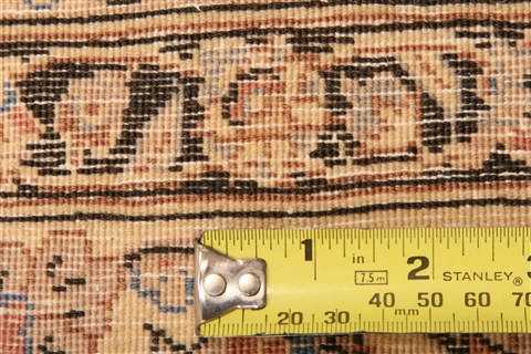 Kerman Yellow Hand Knotted 40 X 60 Area Rug 100-22842 Image 8
