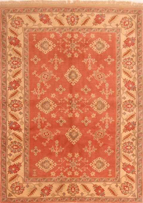 Kashmar Orange Hand Knotted 43 X 510  Area Rug 100-22843 Image 0