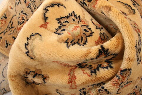 Tabriz Beige Hand Knotted 33 X 51  Area Rug 253-22845 Image 2