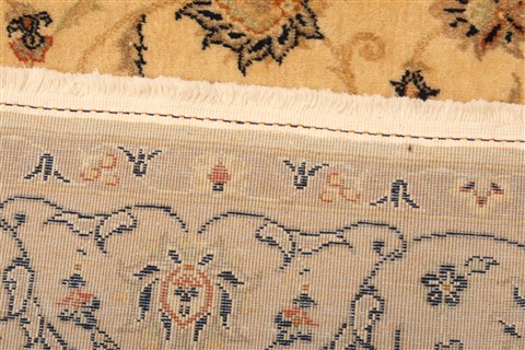 Tabriz Beige Hand Knotted 42 X 63  Area Rug 253-22846 Image 9