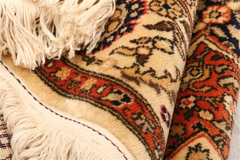 Tabriz Red Hand Knotted 37 X 68 Area Rug 100-22869 Image 1
