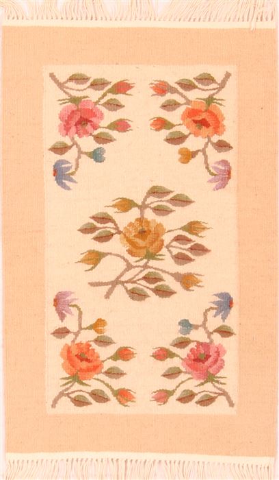 Modern-Contemporary Beige Square Flat Woven 17 X 20  Area Rug 100-22871 Image 0