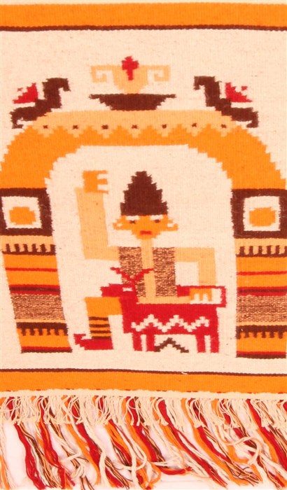 Kilim White Square Flat Woven 19 X 21  Area Rug 100-22872 Image 0