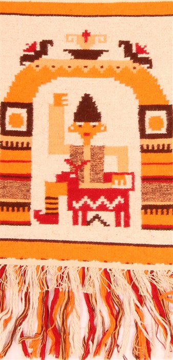 Kilim White Square Flat Woven 19 X 21  Area Rug 100-22883 Image 0