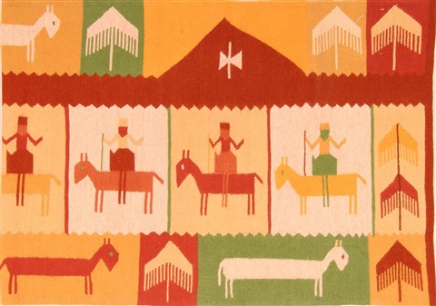 Kilim Multicolor Flat Woven 28 X 48  Area Rug 253-22889 Image 0