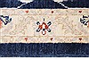 Pishavar Blue Runner Hand Knotted 29 X 910  Area Rug 250-22901 Thumb 2