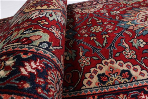 Agra Red Runner Hand Knotted 27 X 97 Area Rug 250-22904 Image 10