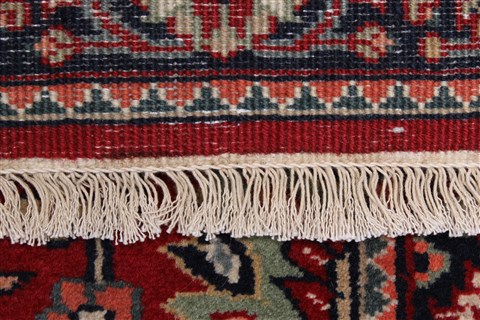 Agra Red Runner Hand Knotted 27 X 97 Area Rug 250-22904 Image 12