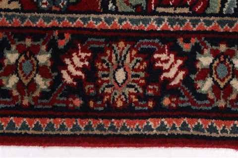 Agra Red Runner Hand Knotted 27 X 97 Area Rug 250-22904 Image 2