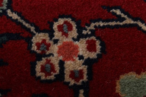 Agra Red Runner Hand Knotted 27 X 97 Area Rug 250-22904 Image 8
