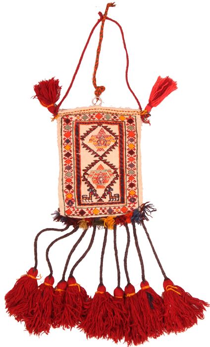 Kilim White Square Flat Woven 10 X 13  Area Rug 253-22912 Image 0