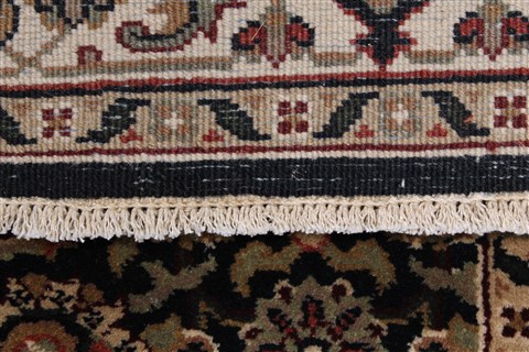 Herati Black Runner Hand Knotted 27 X 103 Area Rug 250-22914 Image 11