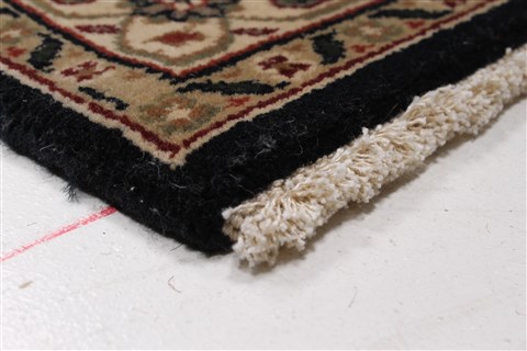 Herati Black Runner Hand Knotted 27 X 103 Area Rug 250-22914 Image 5