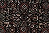 Herati Black Runner Hand Knotted 27 X 103  Area Rug 250-22914 Thumb 3