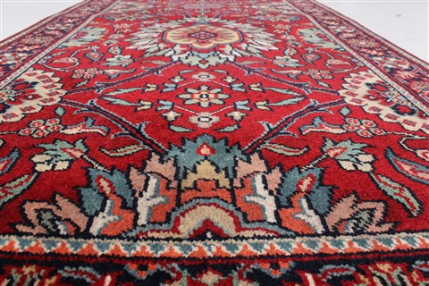 Semnan Red Runner Hand Knotted 25 X 910 Area Rug 250-22922 Image 1